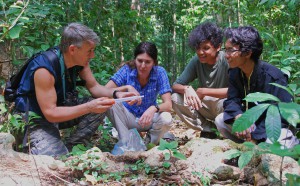 Randy Kyes conducting field course on Tinjil Island in 2015.